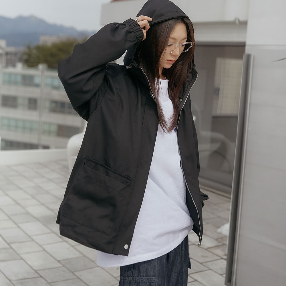 ラピットバクシーストリングコットンフードジャンパー