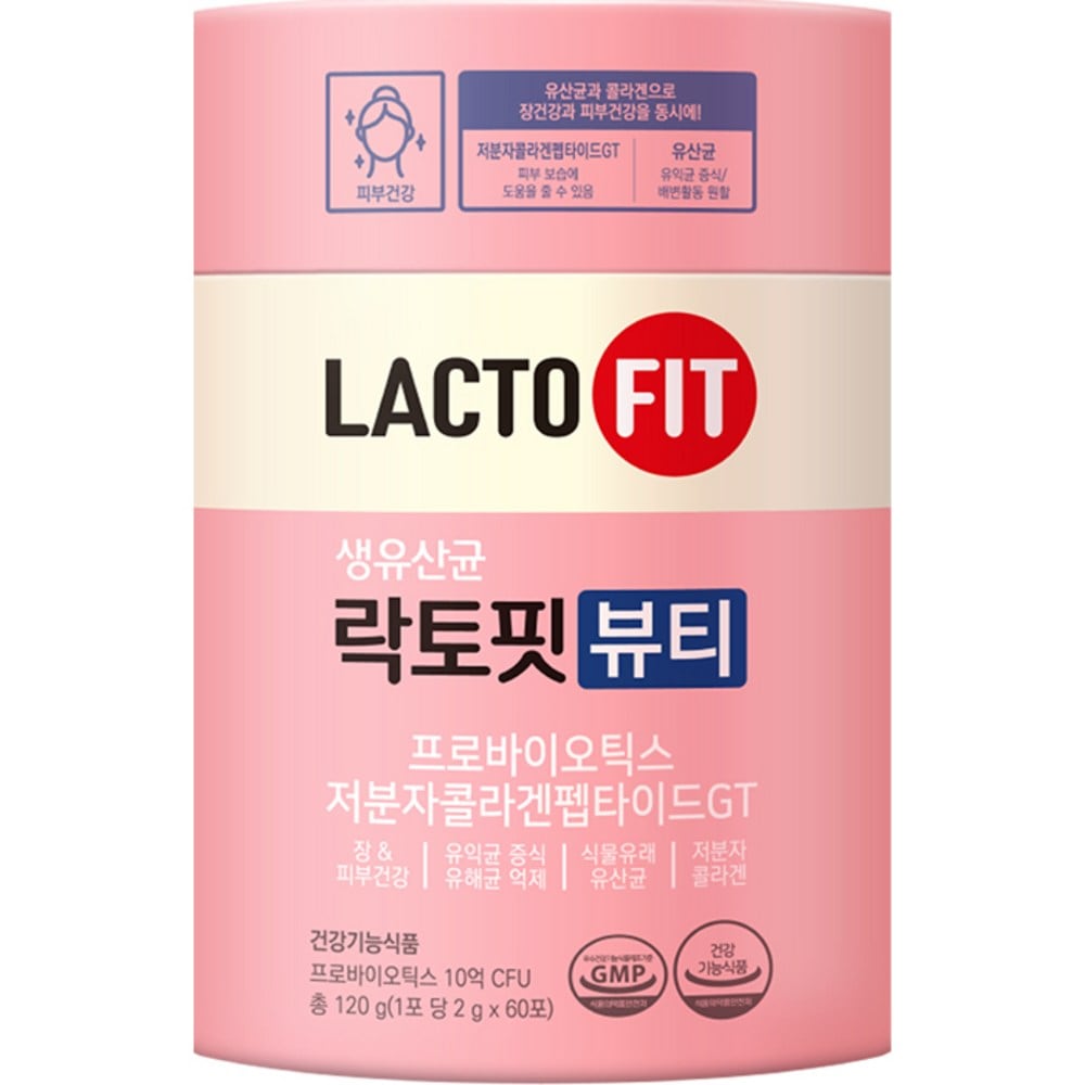 チョングンダン健康ラクトフィット生乳酸菌ビューティー60個入り120g1個