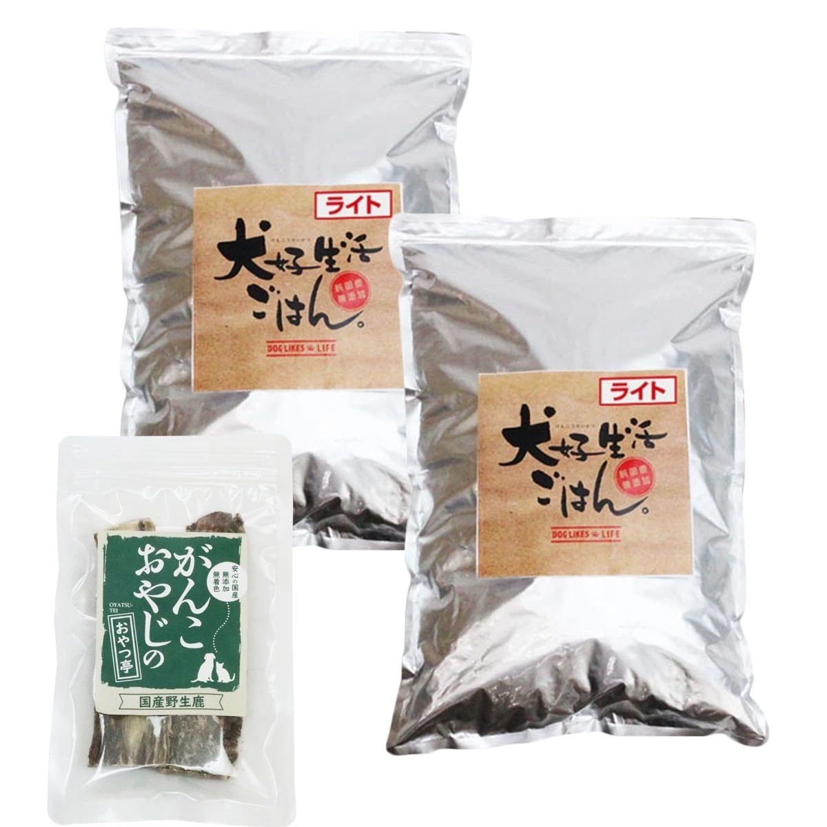 ごはんライト 5kg【国産鹿のスペアリブ ショートカット 2本入り付き】 7,652円