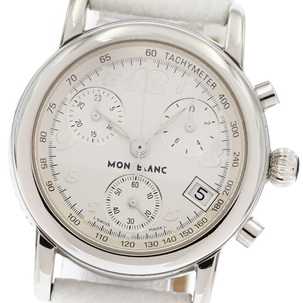 モンブラン MONTBLANC 7039 マイスターシュティック クロノグラフ クォーツ レディース _875479【中古】