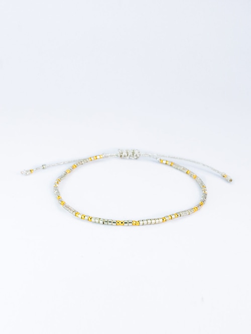 【HARANG】 HR 352B_Color Beads Fabric Bracelet 正規品