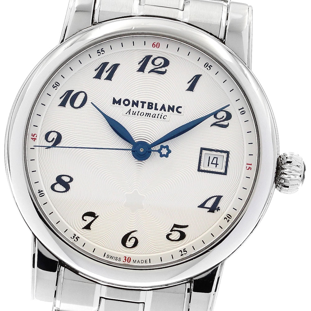 モンブラン MONTBLANC Ref.107316 マイスターシュテック スターデイト 自動巻き メンズ 良品 _890760【中古】