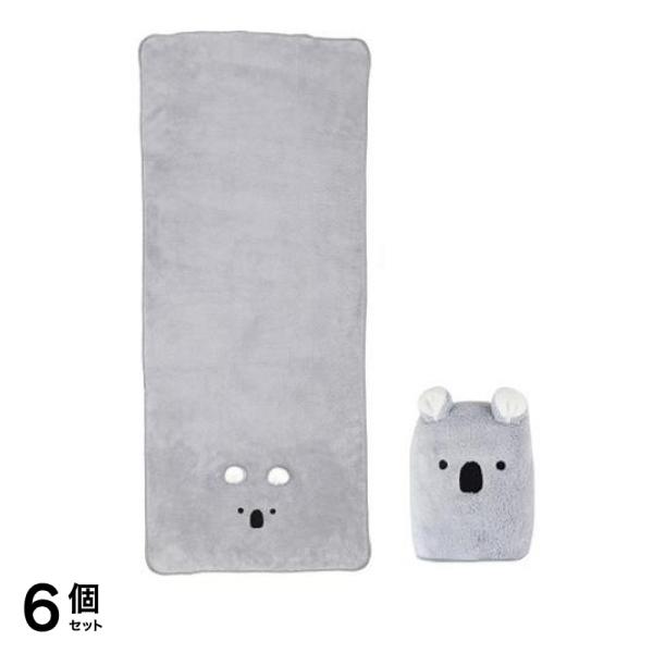 CB JAPAN (シービージャパン) カラリズーイ 吸水アニマル ヘアドライタオル 100×40cm 1枚入 (コアラ) 6個セット