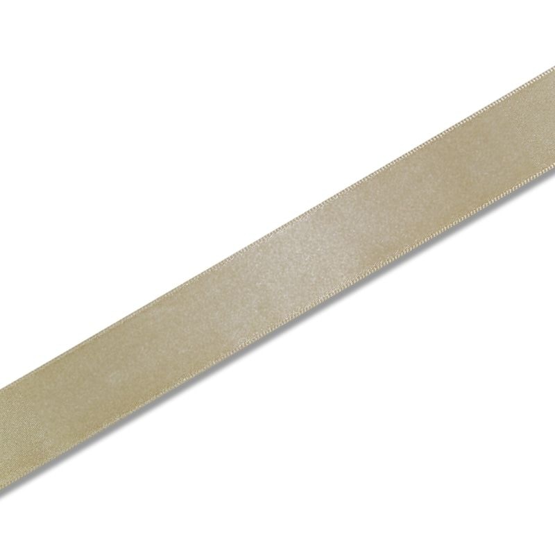 （まとめ買い）シモジマ HEIKO シングルサテンリボン 24mm幅x20m巻 金茶 ラッピング用品 001420226 [x3セット]