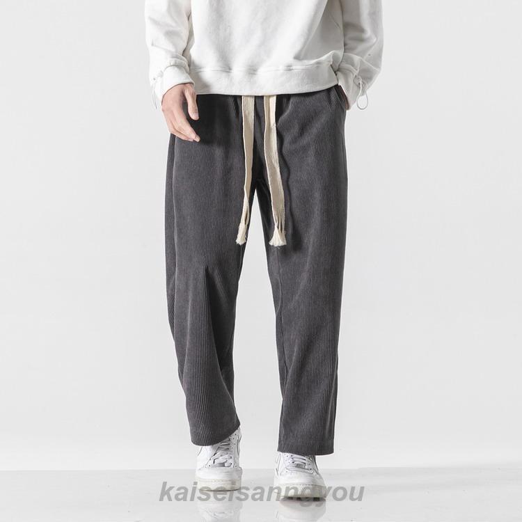 テーパードパンツ メンズ コーデュロイ 秋服 秋物 ロングパンツ ボトムス 紐パン秋冬 5,530円