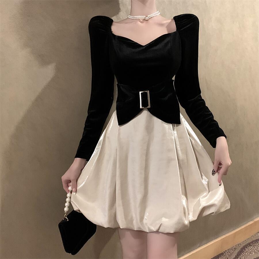 ドレス　ワンピース　二次会ワンピース　ロングドレス　結婚式ドレス　パーティドレス　フォーマルドレス　キャバドレス　お呼ばれドレス　タイトスカート　シースルー　透け感　ミニ丈　エレガント　清楚感　大人 5,189円