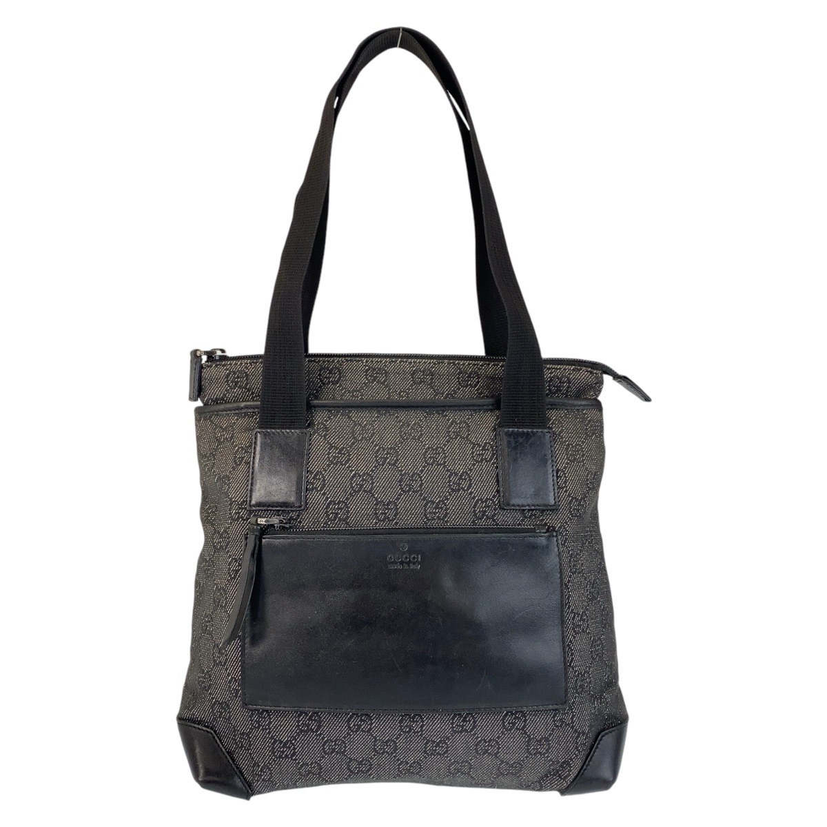 ブラック 黒 GGキャンバス/レザー 28893 トートバッグ ショルダーバッグ レディース 503837