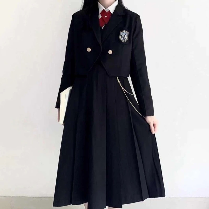 セットアップ ス一ツ文化祭 学園祭セーラー服 入学式 スクール 制服 女子高生 高校生　学生服韓国ファッション キャンパス風 高校jk制服 2点セット 学校風男女ブレザー上着男女オリジナルJK制服多色
