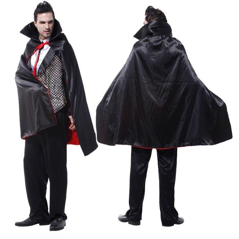 b92Men s ハロウィン 衣装 ドラキュラ 吸血鬼 伯爵 コウモリ バンパイア 男性用 メンズ用 ハロウィーン 王様ハロウィン衣装 コスプレ衣装 コスチューム