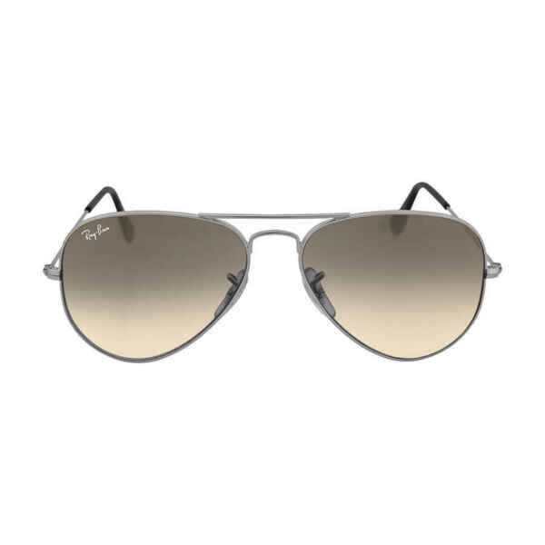 サングラス RaybanAviator Gradient Light Grey Unisex Sunglasses RB3025 003/32 55
