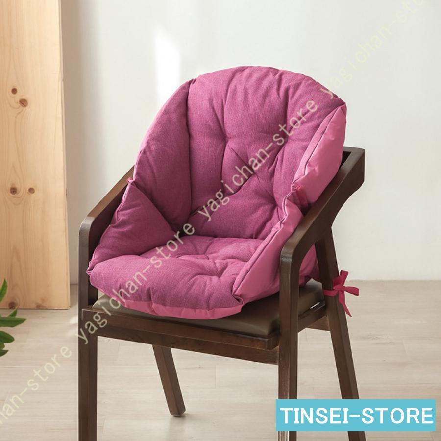 【新作セール】~ 背もたれクッション きいサイズ ふわふわ 座椅子 可愛い 座布団 オフィス チェアクッション 背凭れ 一体型 暖かい 滑り止め 洗える 高反発 お洒落