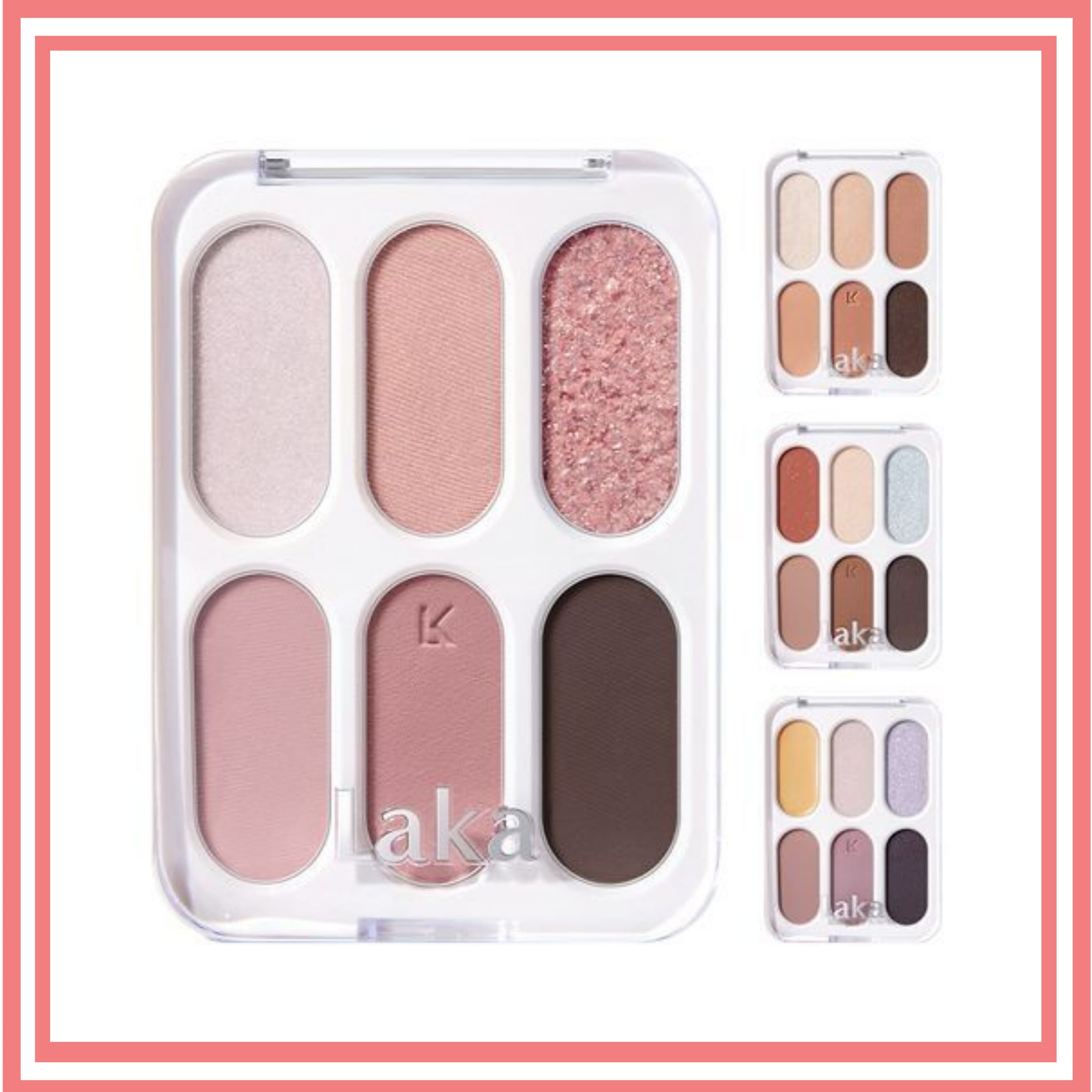 フォーエバー6アイパレット 4色展開【マット・シマー・グリッター／高発色／ヴィーガン処方】