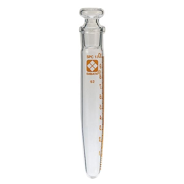 SPC共栓遠心沈殿管 円錐形 平栓付 目盛付 10mL [030280-13107]