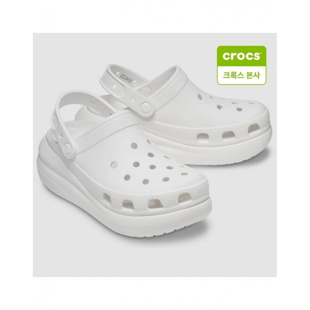 クロックスクラッシュクロッグ WHI 207521-100