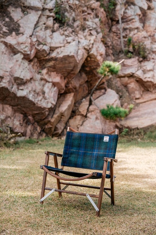 THE EARTH x HARRIS TWEED Kermit Chair Cover 折りたたみ 焚き火 アウトドア キャンプ 日常やキャンプ