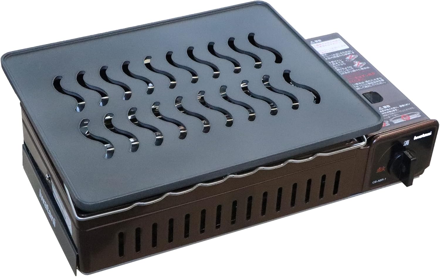 イワタニ 炉ばた焼器 炙家（あぶりや）専用 グリルプレート 大型タイプ 板厚6mm テフロン加工 GP-320-260-06A