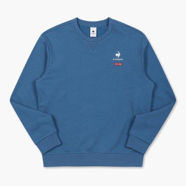 長袖Tシャツ TQT QP323TFS81-VBG エッセンシャルベーシックマンツーマン / VIVID BLUE GREEN