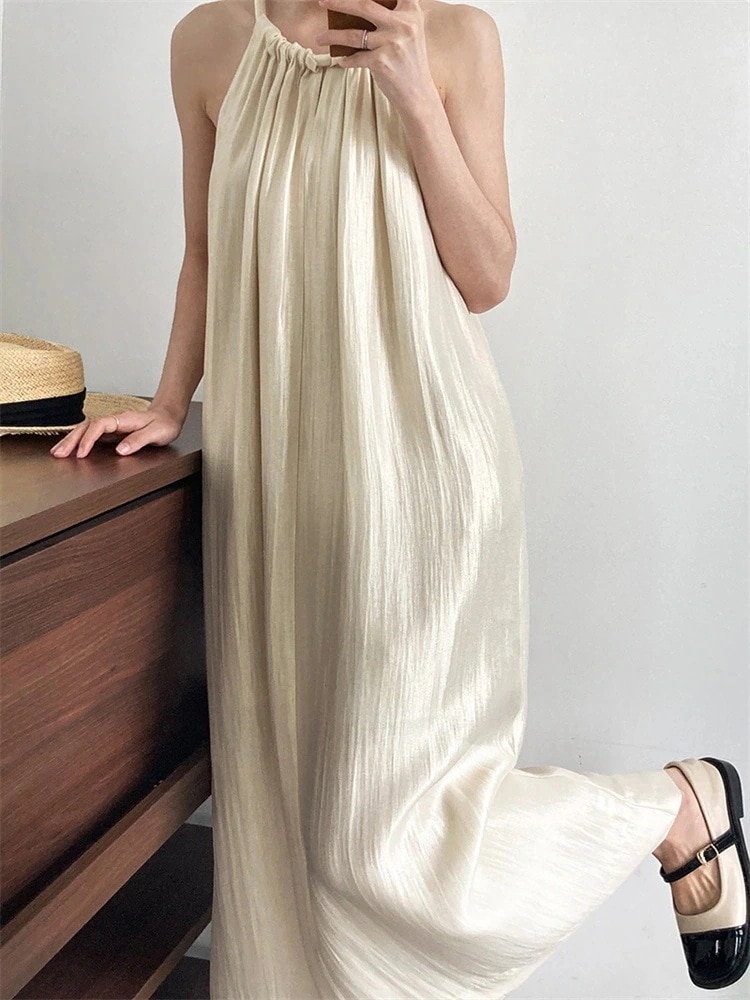 【送料無料】 オフショルダー 快適である バンディング ロングスカート ワンピース ジャンパースカート ゆったりする