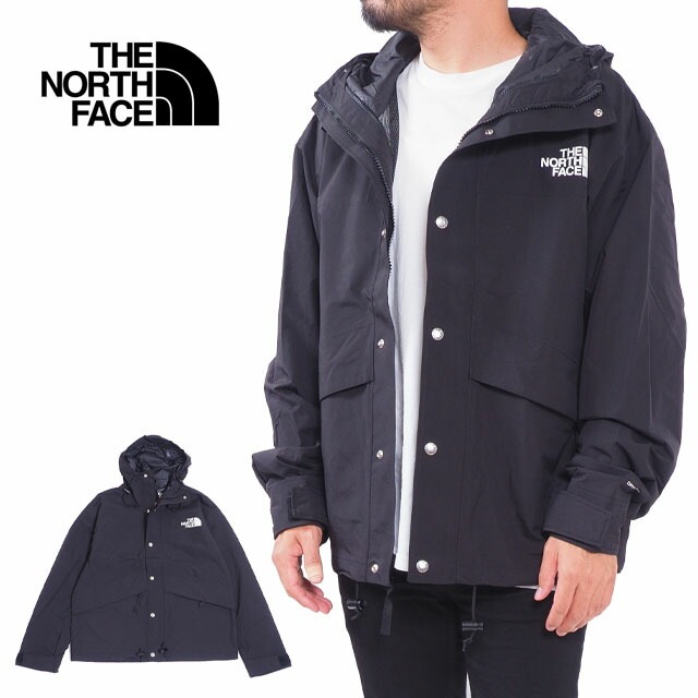 ノースフェイス マウンテン ウィンド ナイロン ジャケット ウィンドブレーカー メンズ north face ジャケット マウンテンパーカー 大きいサイズ M L XL XXLサイズ ブラック 黒 ア