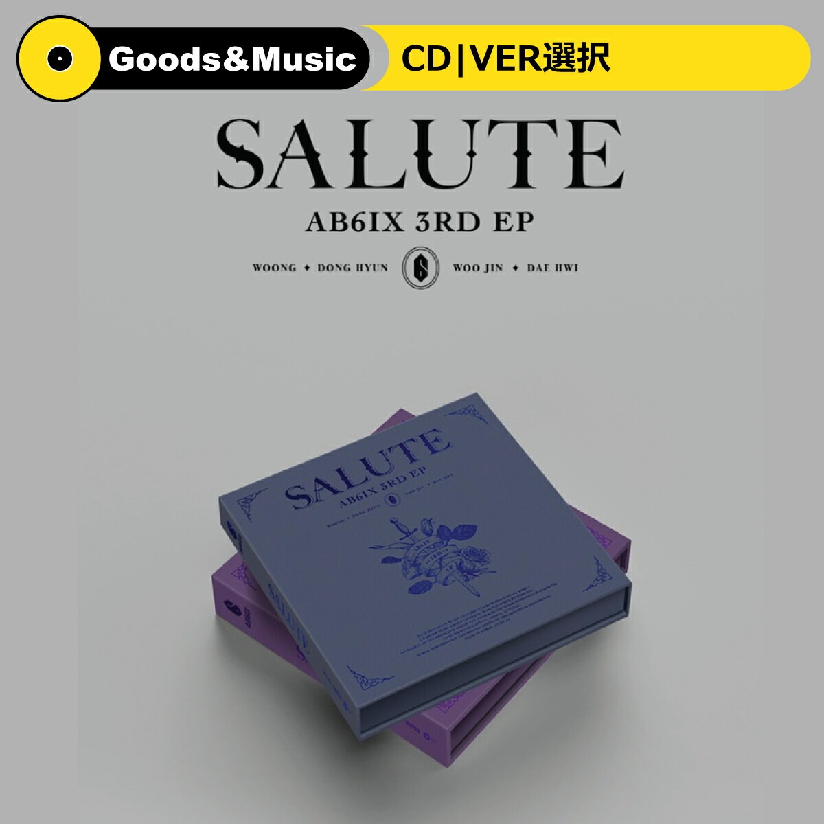 AB6IX SALUTE 3RD 【あす楽対応】 ALBUM EP 最新のデザイン 3集