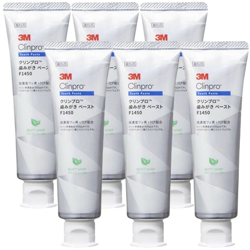6個セット クリンプロ 歯みがきペースト F1450 ソフトミント 90g フッ素濃度1450ppm 歯科専売品