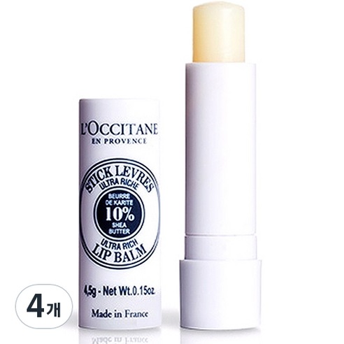 シアバター リップバームスティック 4.5g 4個