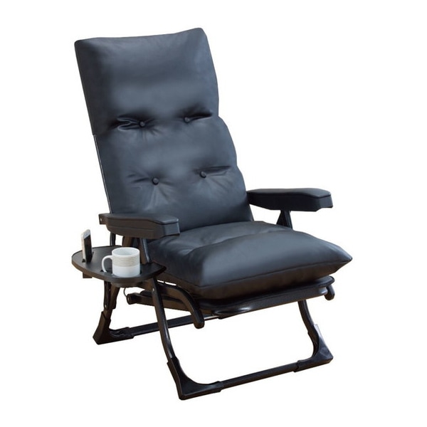 ファミリーライフ NEWくつろぎのリクライニングアームチェアDXII ブラック グラヴィーナ(0411210) メーカー直送