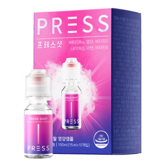 プレスショット オールインワン トータル栄養 アンプル 15ml 10個 / 韓国ダイエットサプリ