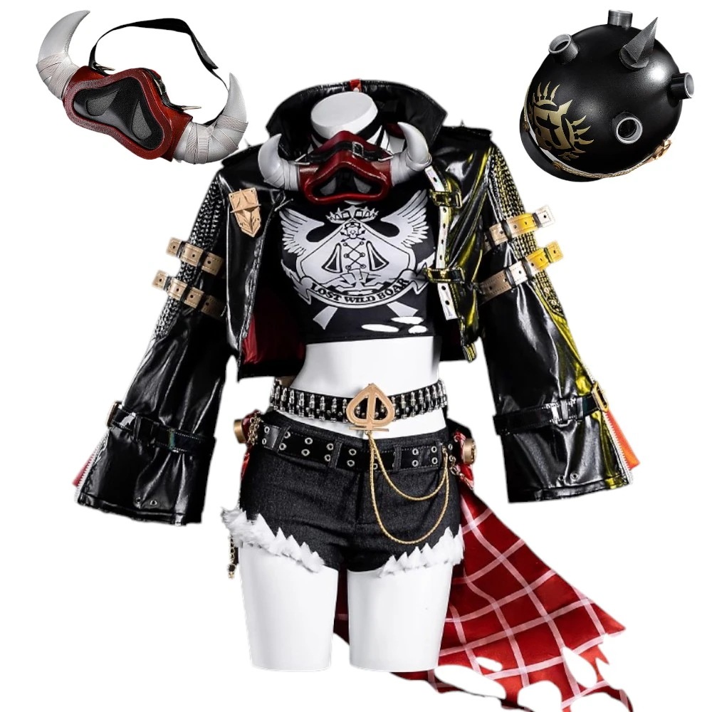 ゼンレスゾーンゼロ ルシアーナ・デ・モンテフィーノ　コスプレ衣装　コスチューム　マスク　コスプレ道具ゼンゼロ/ZZZ　実写化　アニメ　ハロウィン　クリスマス　学園祭　舞台　イベント