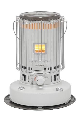 【トヨトミ】対流形 石油ストーブ 高火力 遠赤外線 二重タンク構造 KS-67H(W) ホワイト 防