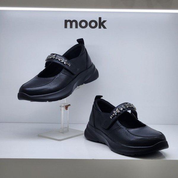 女性カジュアルラウンドクリスタルメリージェーン422256 AA HGPT1SD