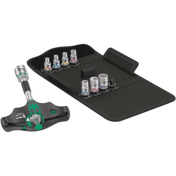 WERA ヴェラ 9点組 差込6.35mm Kコンパクト ソケット セット 057474 工具 ツール DIY 作業工具 道具