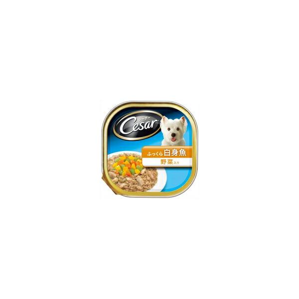 【1ケース】【お取り寄せ対象品】シーザー ふっくら白身魚 野菜入り 100g[マースジャパンリミテッド] *96個