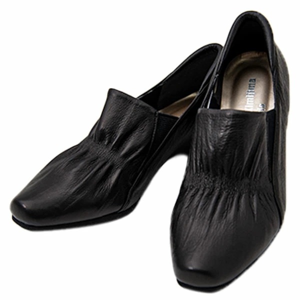 Yukiko Kimijima bis ユキコキミジマビス KA1020 レディース ブーティ 本革 4E 日本製 柔らかい 甲にゴム使用 ギャザー 抗菌防臭 ソフト牛革仕様 低反発クッション