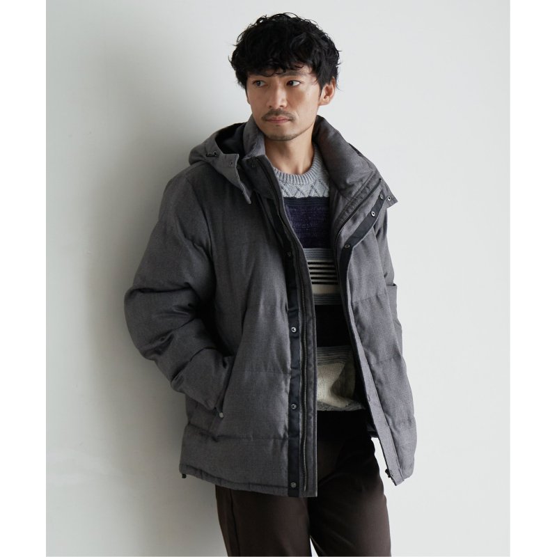 【保温】sorona(R) ウールライク中綿ブルゾン