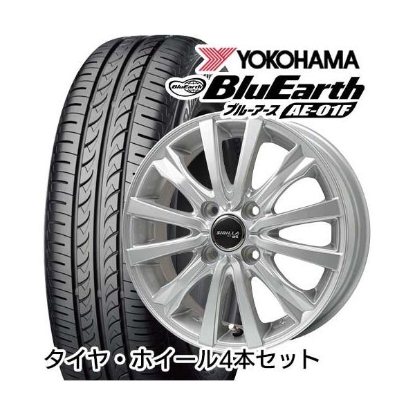 155/65R14 TOPY シビラ NEXT W-5 4.50-14 ヨコハマ ブルーアース AE-01 サマータイヤ ホイールセット メーカー直送 39,735円