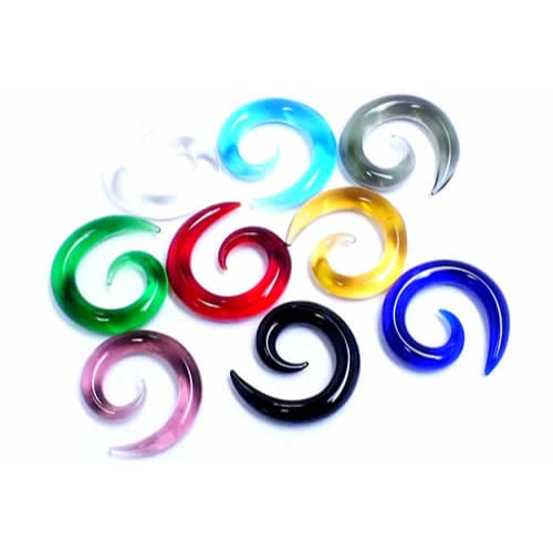 ゴリラグラス社製 ボディピアス 4G スパイラル 4ゲージ Gorilla Glas Spirals