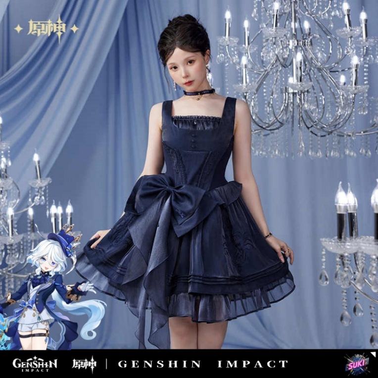 【プロ品質を極める!】原神 グッズ / フリーナ インプレッションシリーズ / ワンピース / Genshin Impact Furina 芙宁娜 げんしん コスプレ 2