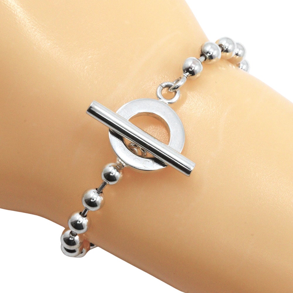 トグル ボールチェーン ブレスレット シルバー925 約15.8g ユニセックス 中古品