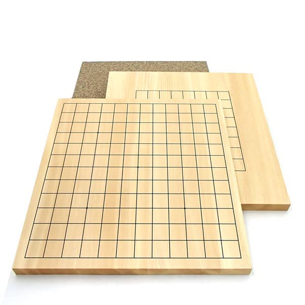 囲碁盤 ヒバ5号９１３路盤(表13路盤裏9路盤) 梅商碁盤店