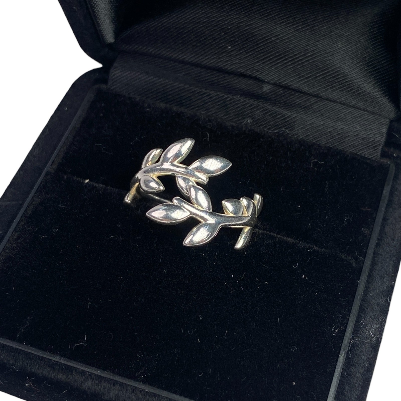 ティファニー Tiffany オリーブ リーフ リング 8号 レディース