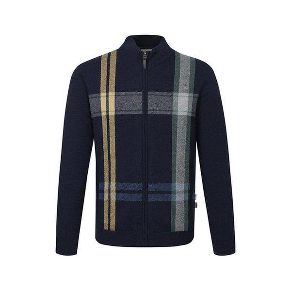 ウール100 ビッグチェック 防風 フルジップアップ_DLW1SWZU111N1