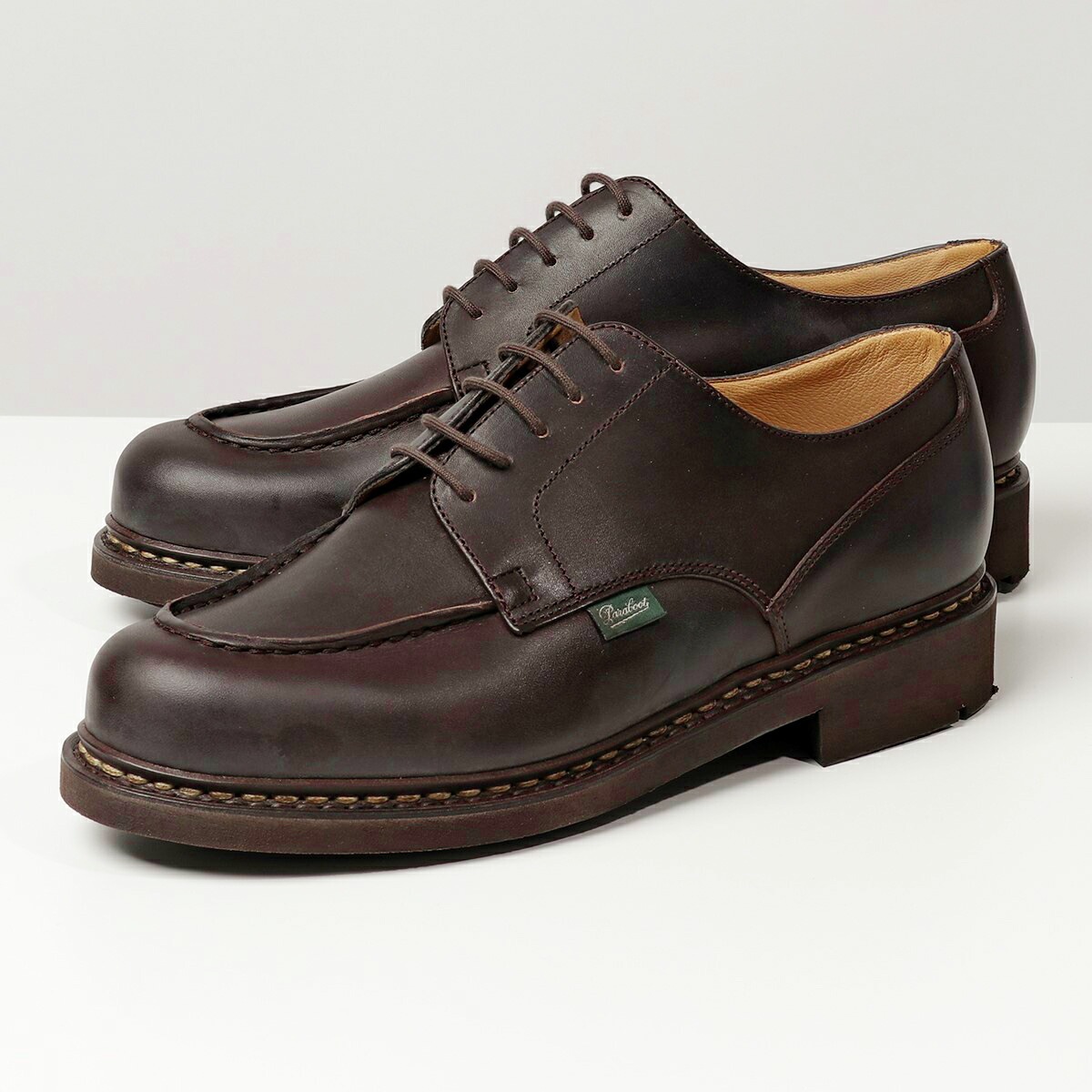 Paraboot パラブーツ レザーシューズ CHAMBORD シャンボード 710707 メンズ ノルヴェイジャン製法 TEX SOLE Uチップ 革靴 CAFE