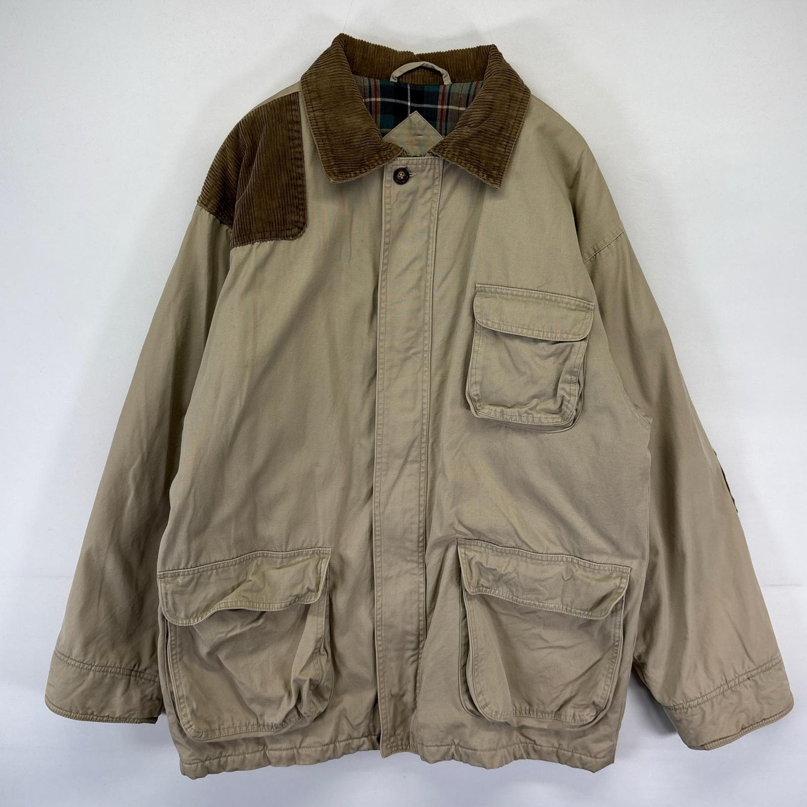 古着 90s/90年代 マックレガー MacGregor コーデュロイ ジャケット 中綿 コーデュロイ コート M ベージュ系 メンズ