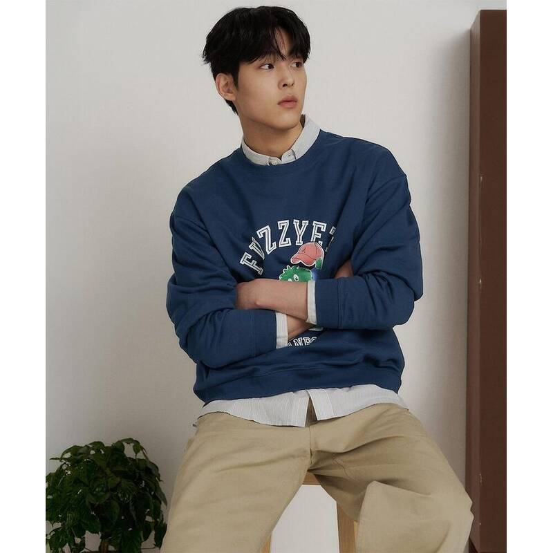 BEANPOLE MEN クラブ・プゼティ スウェットシャツ - ネイビー BC6241C61R 405940