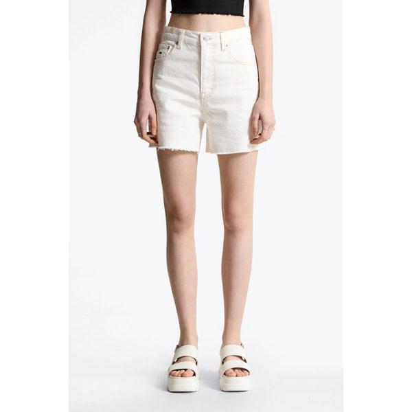 女性ホワイトマムショーツ T32F1NEQ46TWT1 TOMMY JEANS