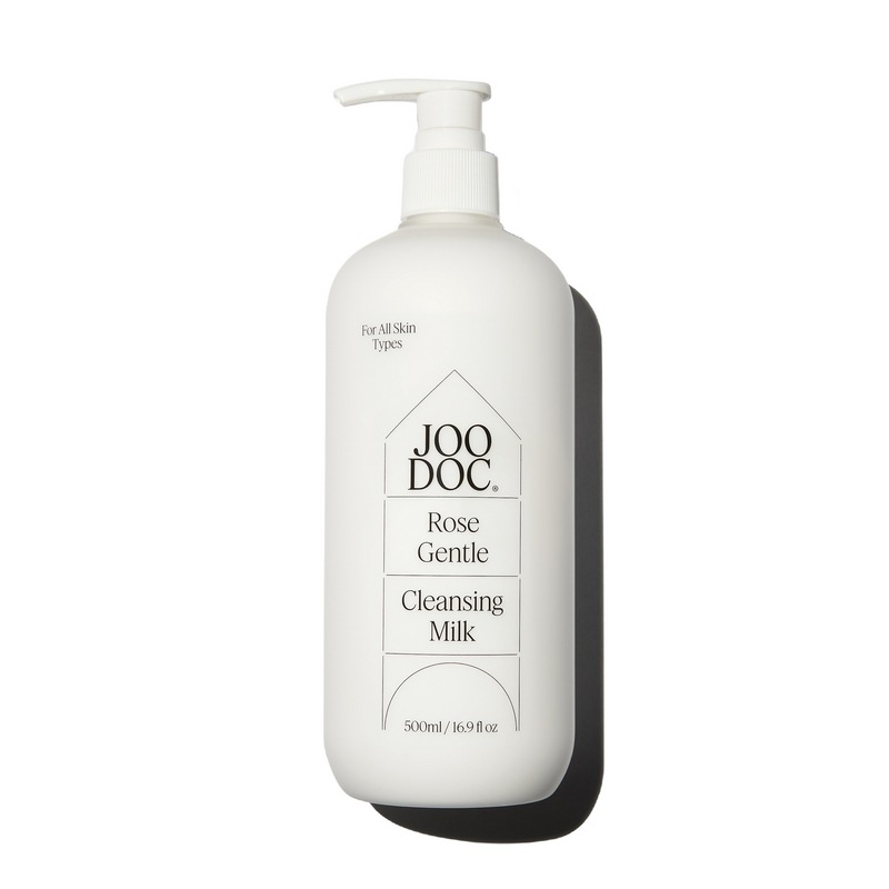 [JOODOC] ジュダク弱酸性低刺激バラ花水モイスチャー敏感クレンジングミルク（大容量500ml）