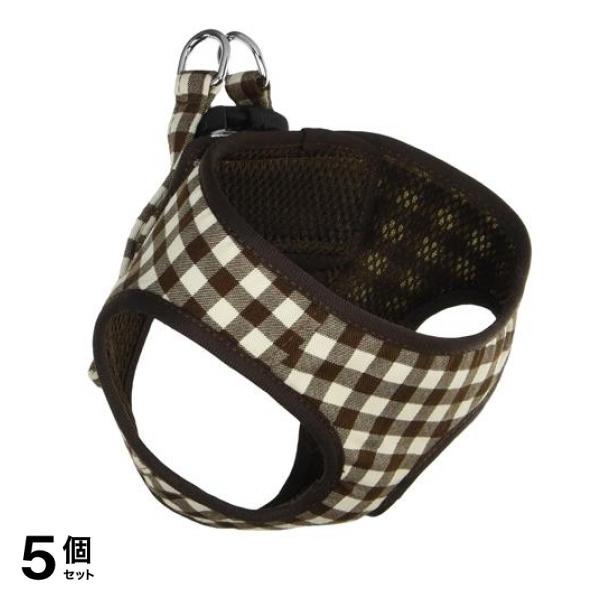 岡野製作所 コットンチェックソフトハーネス SS ブラウン 1個入 5個セット 6,415円