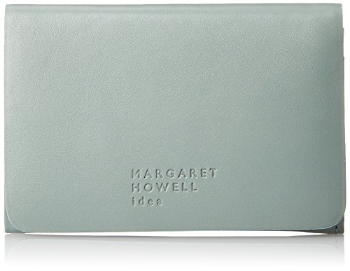 マーガレット・ハウエル アイデア 名刺入れ ベンジャミン 牛革 ノンステッチ MHLW8JM1(専用BOX入り) レディース ブルー