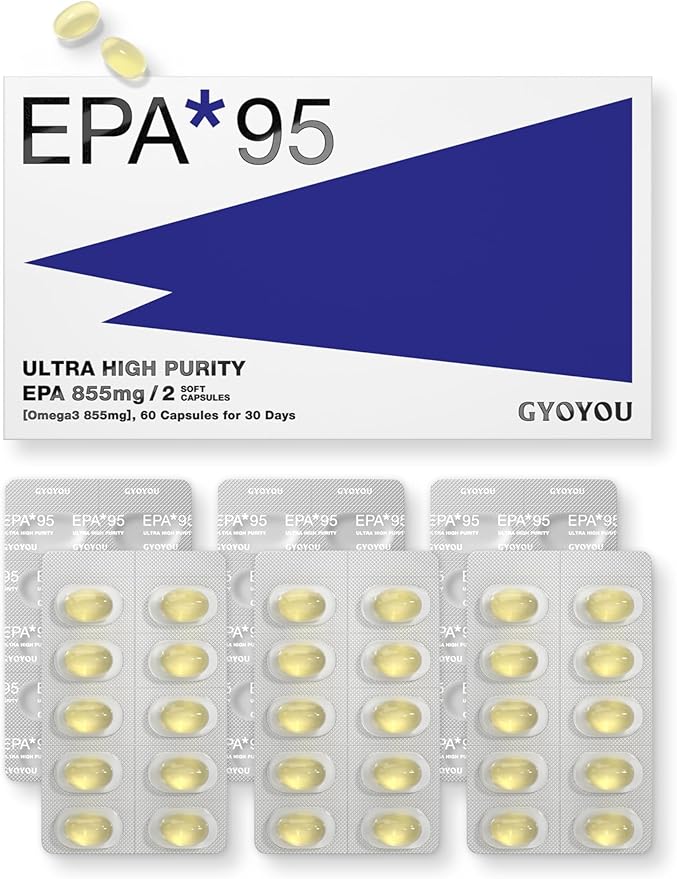 GYOYOU_魚油 EPA 国内製造で高純度95% サプリメント ソフトカプセル 60粒